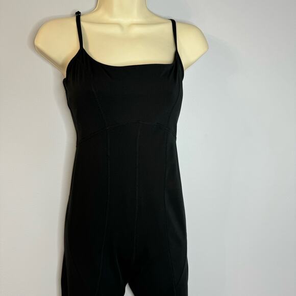 L. Space Go The Distance Jumpsuit Black Stretch Women's Medium - Picture 7 of 11